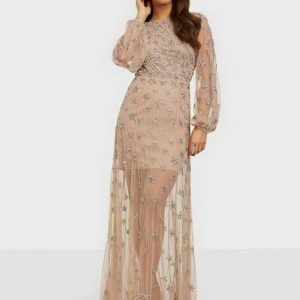 Star All Over Embellished Maxi Dress